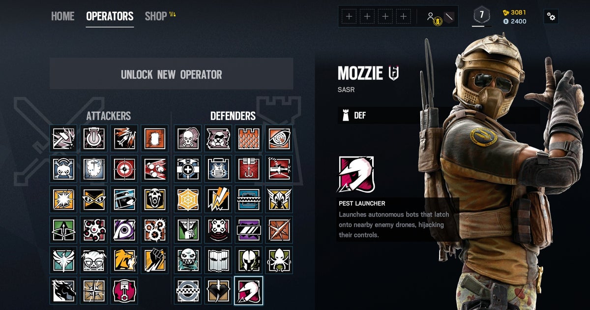 Mozy R6 Rainbow Six Siege Mozzie: what he can do and how to use him | Rock ...