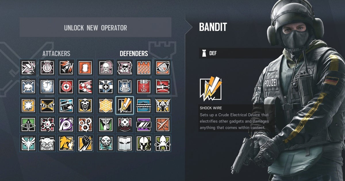 Rainbow Six Siege Bandit: what he can do and how to use him | Rock ...