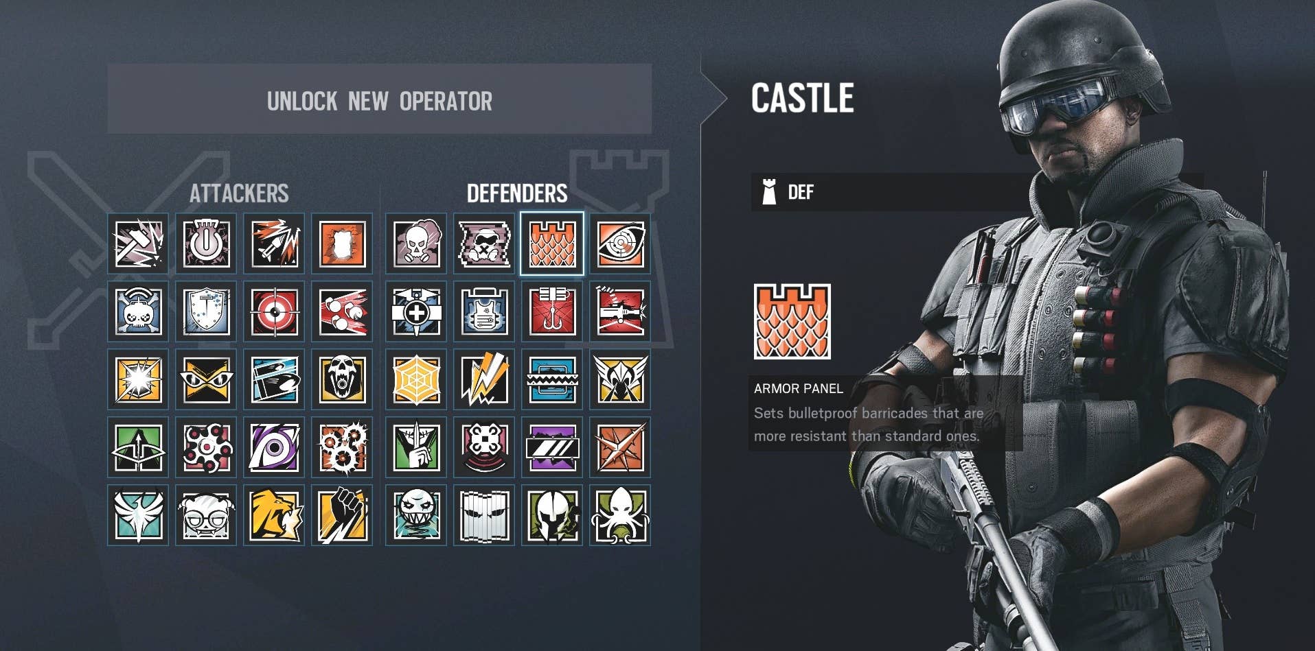Castle Emblem R6 Rainbow Six Siege Castle: what he can do and how to use him | Rock ...