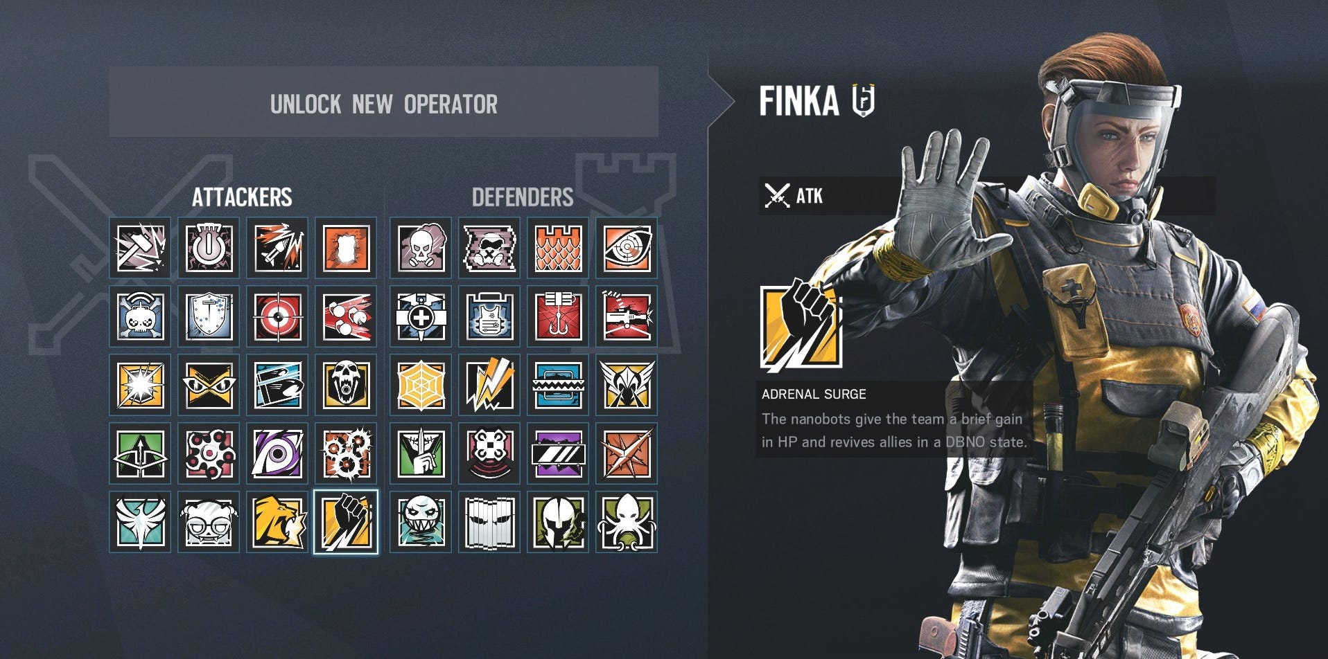 Finkas Machine Gun R6 Rainbow Six Siege Finka: what she can do and how to use her | Rock ...