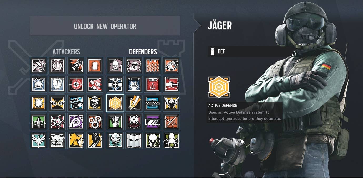 Jager Sentry R6 Rainbow Six Siege Jäger: what he can do and how to use him | Rock Paper ...