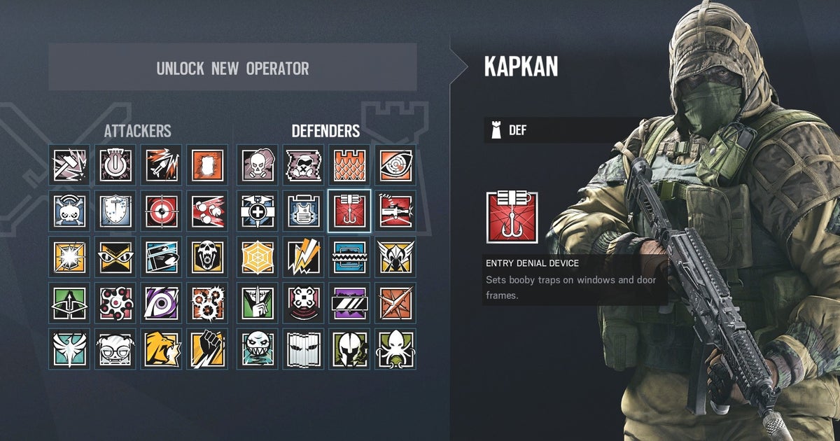 Rainbow Six Siege Kapkan: what he can do and how to use him | Rock ...