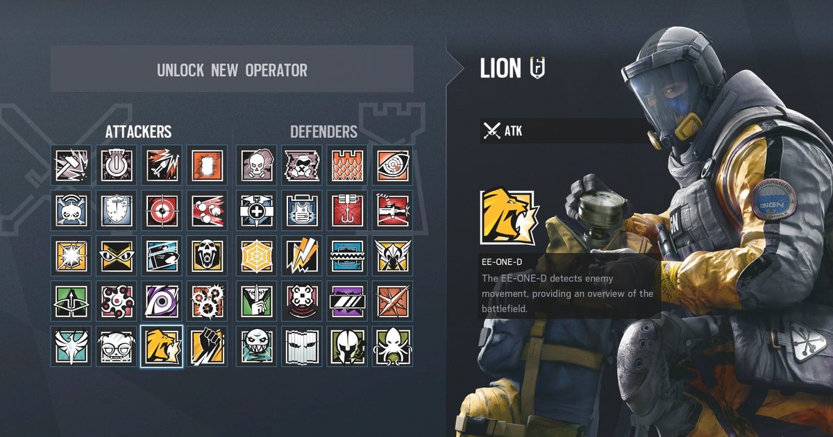 Rainbow Six Siege Lion: Y4S1.3 update, what he can do and how to use ...