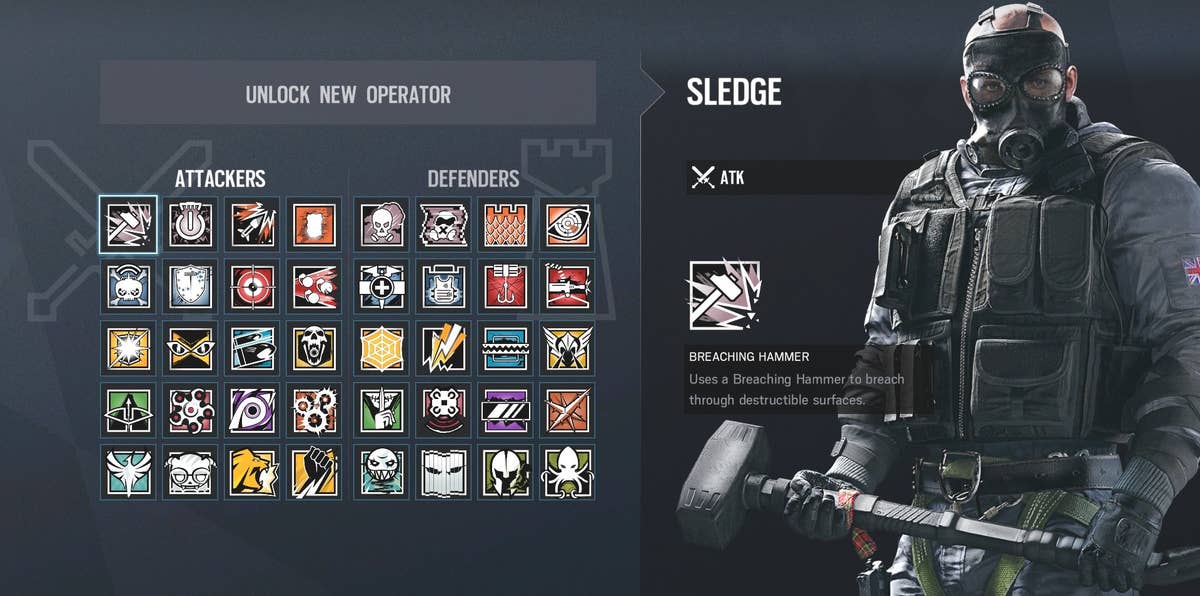 Sledge Rg Sledge Rainbow Six Siege Operator Guide: Sledge