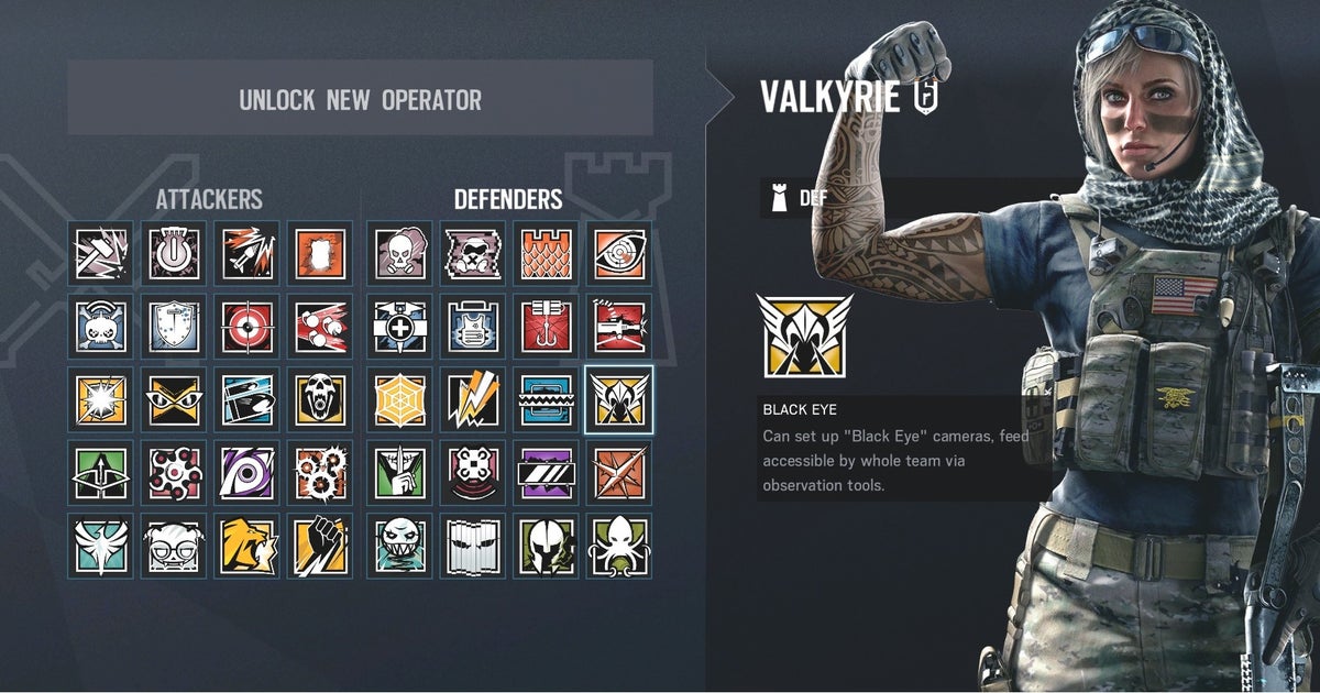 Valks Gun R6 Rainbow Six Siege Valkyrie: what she can do and how to use her | Rock ...