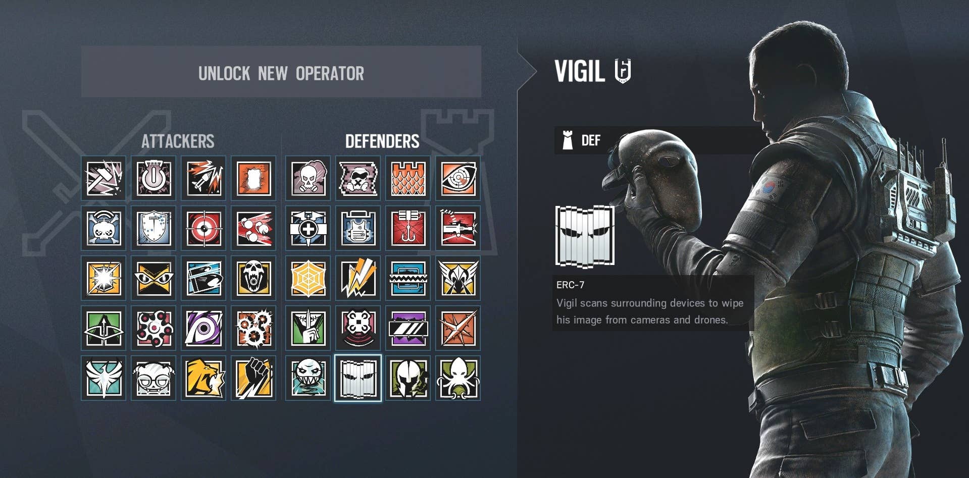 Red Vigil R6 Rainbow Six Siege Vigil: Y4S1.3 update - what he can do and how to use ...