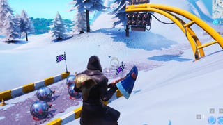 Fortnite: complete a lap of the Race Track in Happy Hamlet