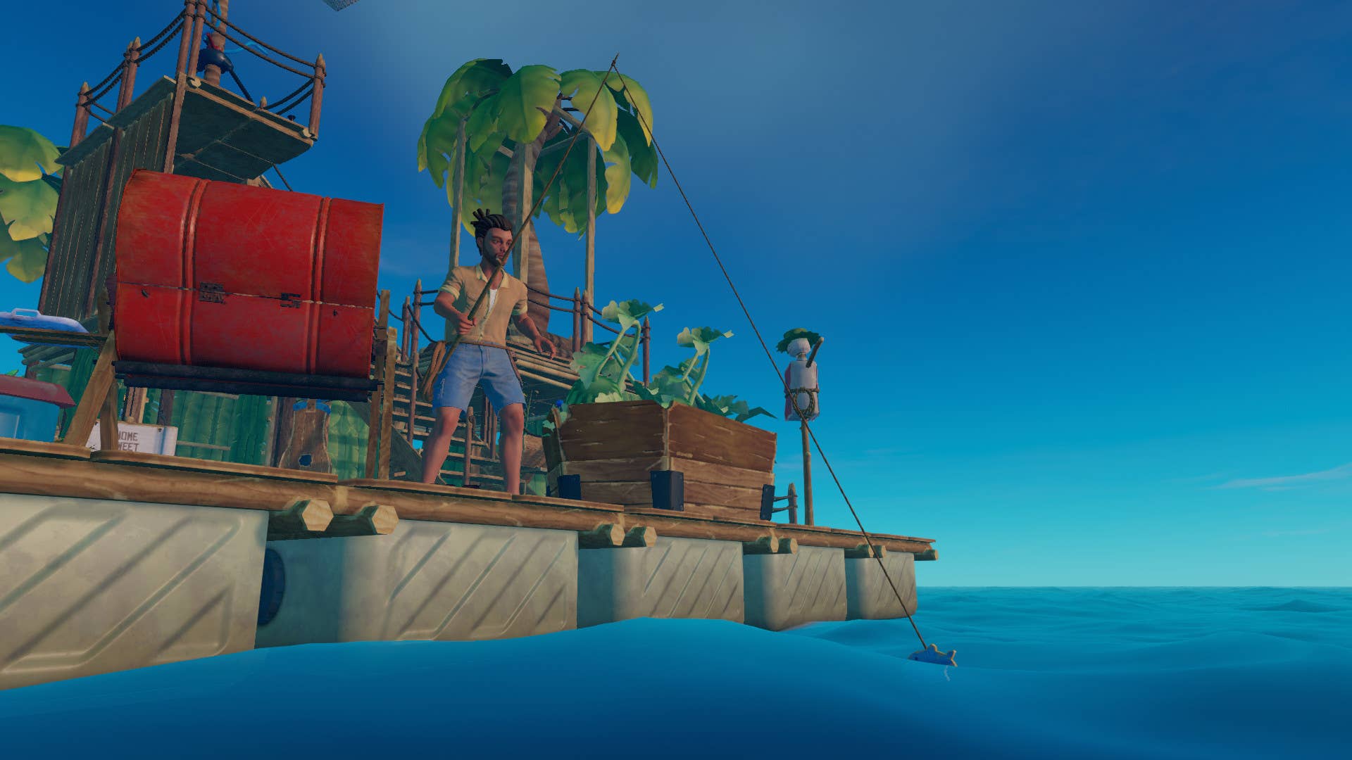 How to fish and get fishing bait in Raft | VG247