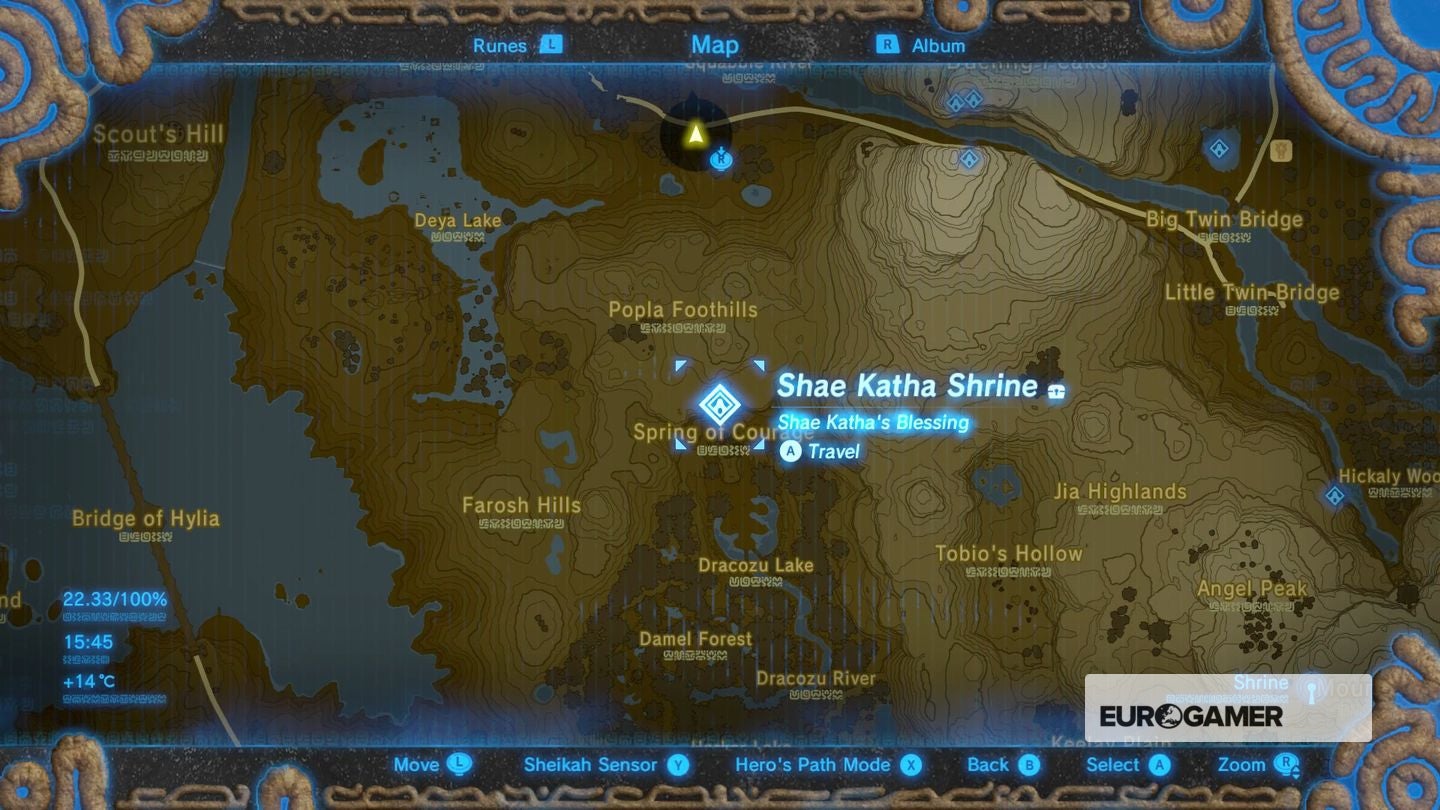 Faron Spring Zelda Breath of the Wild Dragon locations | Eurogamer.net