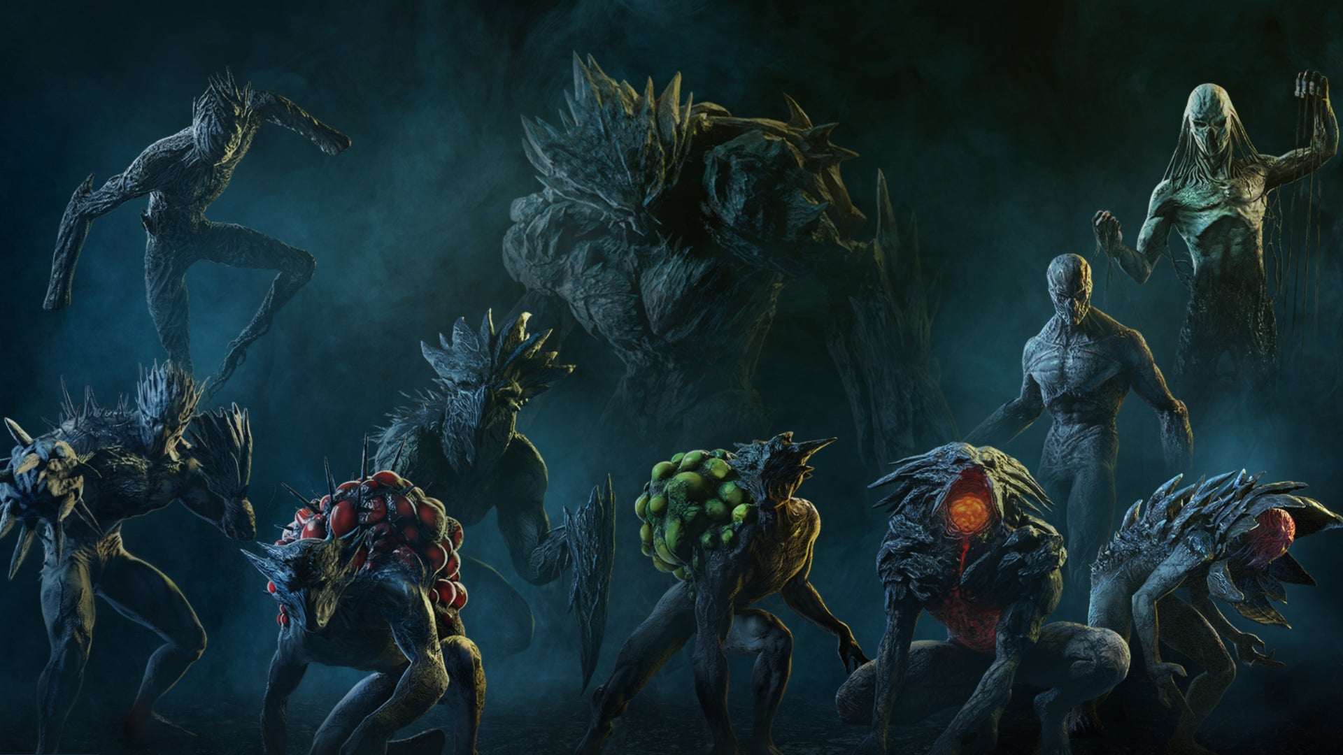 An image of the various enemy types in Rainbow Six Extraction.