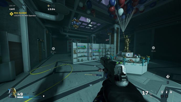 A Rainbow Six Extraction screenshot on the High graphics preset.