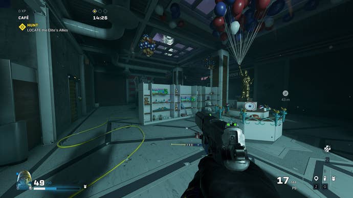 A Rainbow Six Extraction screenshot on the Medium graphics preset.