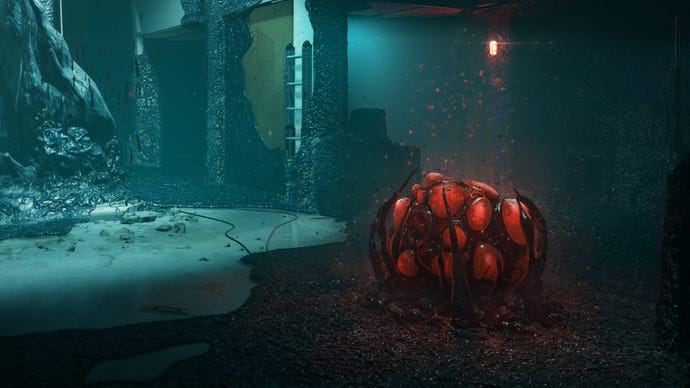 A close-up of an Archaean Nest in Rainbow Six Extraction.