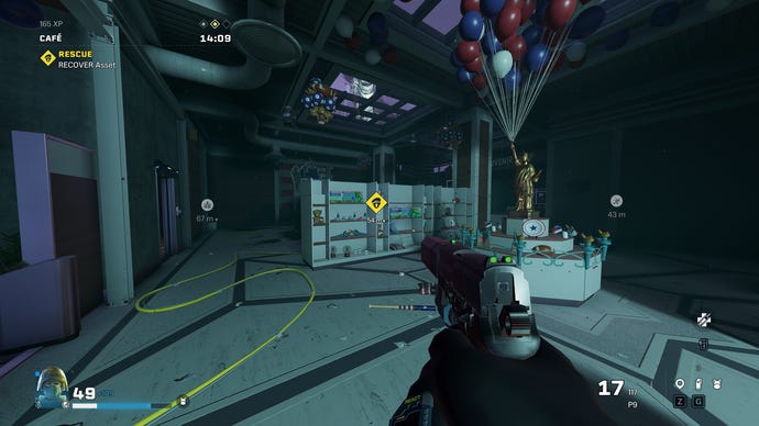 A Rainbow Six Extraction screenshot on the Ultra Low graphics preset.