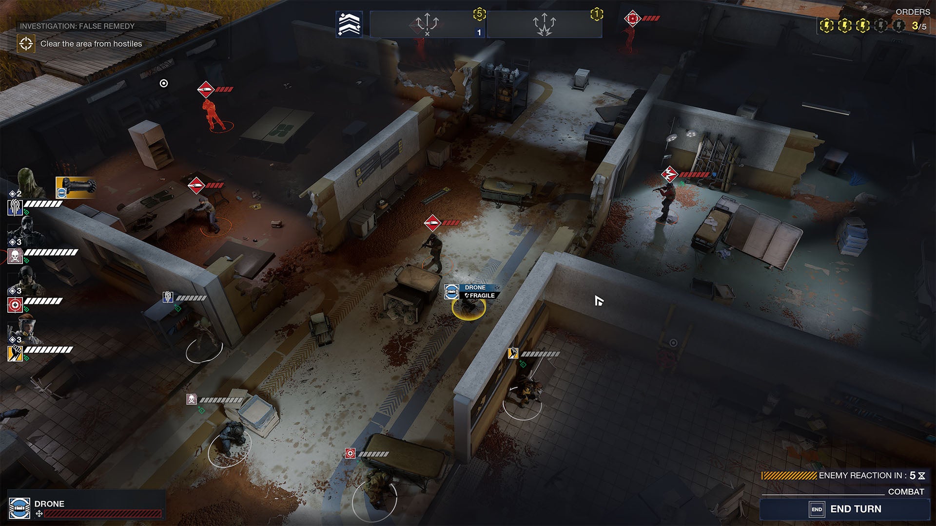 The drone recon phase in Rainbow Six Tactics