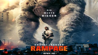 Here's the first trailer for game adaptation Rampage, starring The Rock as an ape's best friend