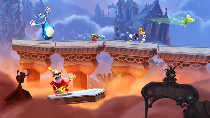 Rayman and his mates successful Rayman Legends.