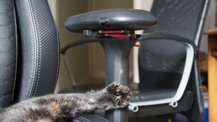 A close-up photo of the Razer Iskur gaming chair