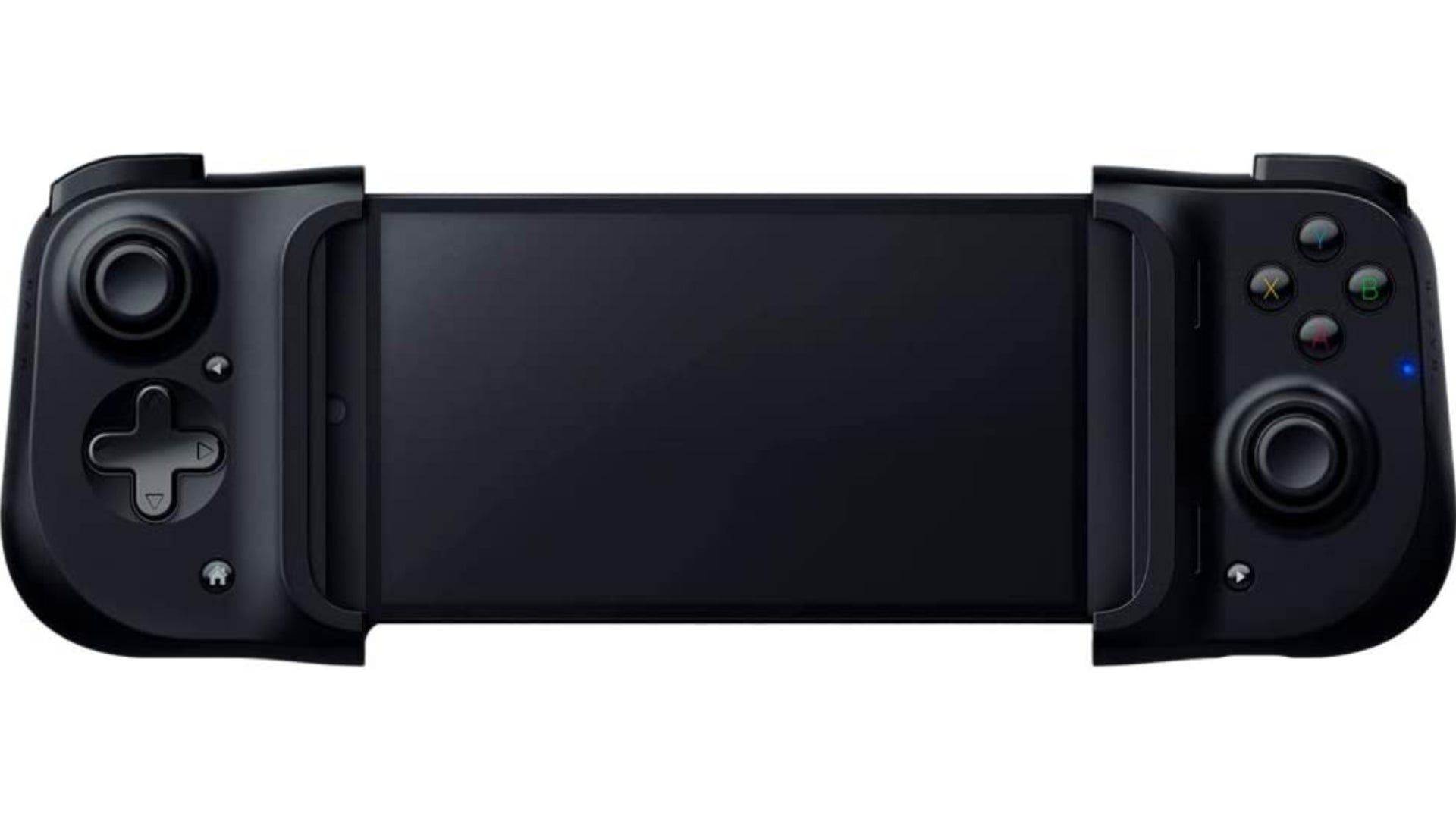 The Razer Kishi mobile controller for android in its extended position.