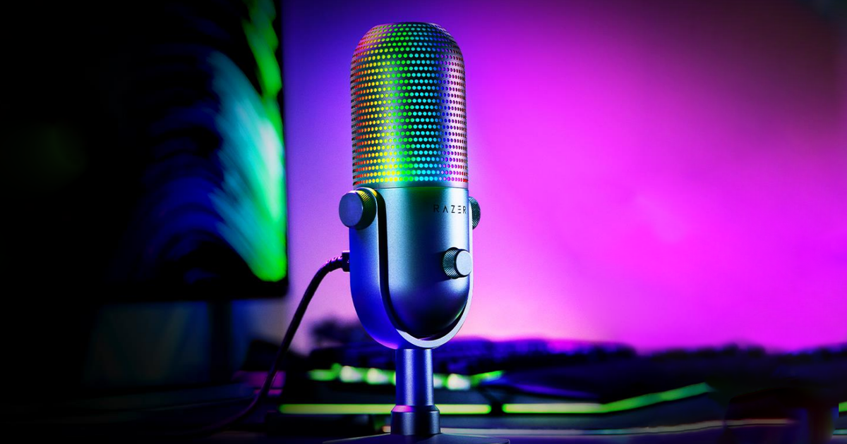 Microfone Da Razer Razer Seiren V3 Chroma - O microfone mais belo de sempre? | Eurogamer.pt