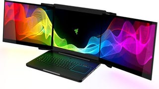 Two of Razer's triple-monitor laptops were stolen at CES 2017