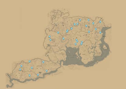 Red Dead Redemption 2 Dinosaur Bone locations and map | Eurogamer.net