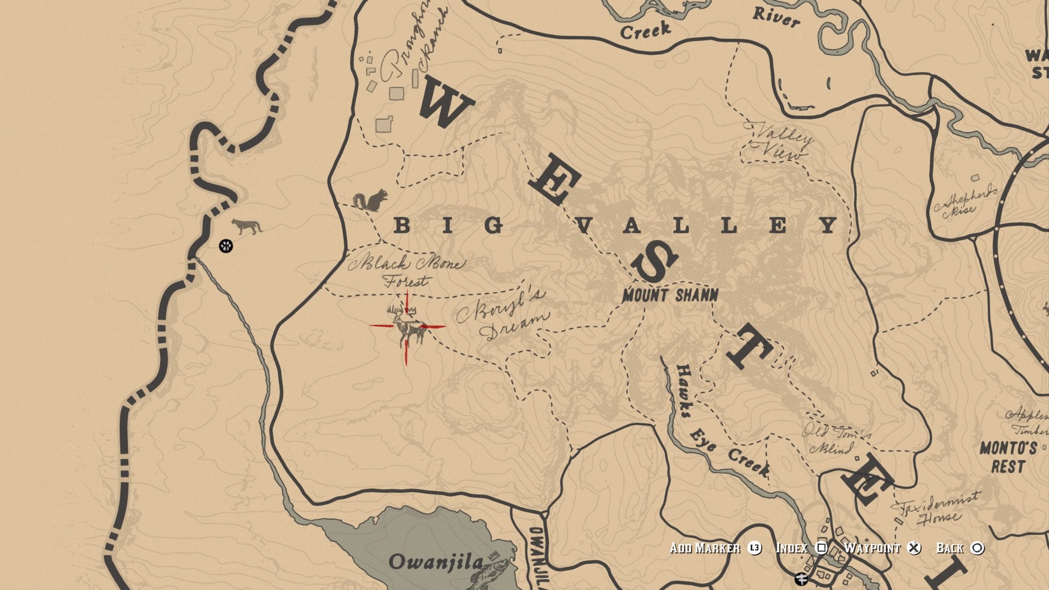 Red Dead Redemption 2 Legendary Buck location guide - 3