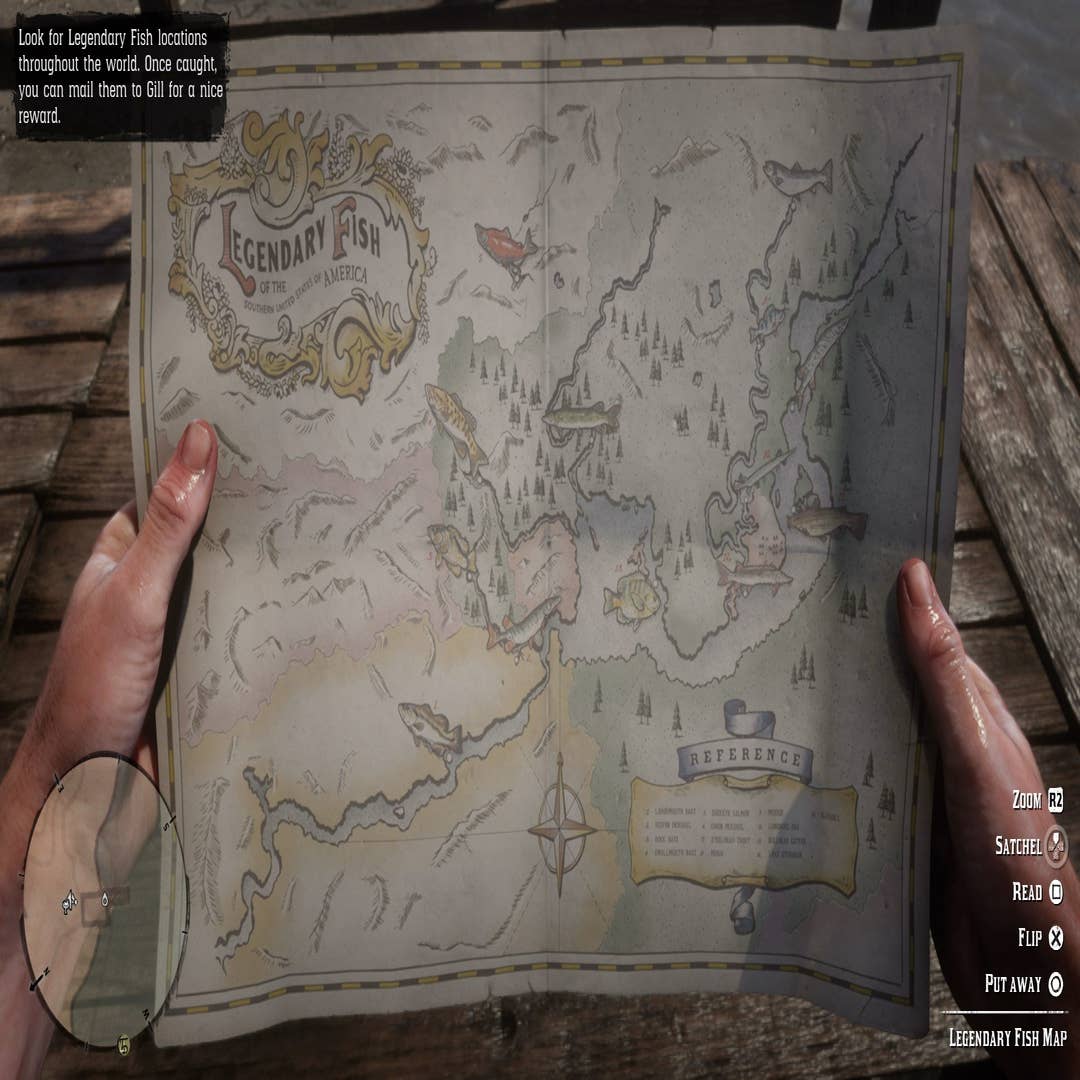 Red Dead Redemption 2 Legendary Fish Locations Guide