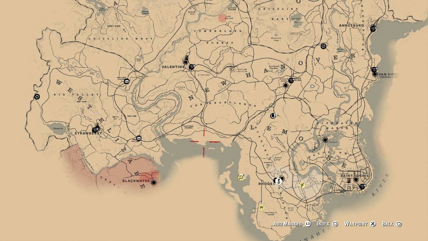 Fully Unlocked Rdr2 Map Red Dead Redemption 2: How to Unlock the Whole Map | VG247