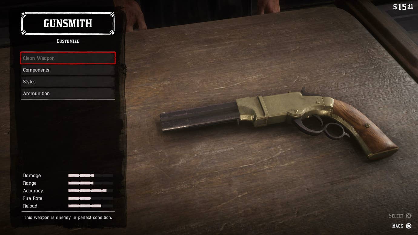 How to Upgrade Weapons in Red Dead Redemption 2 | VG247