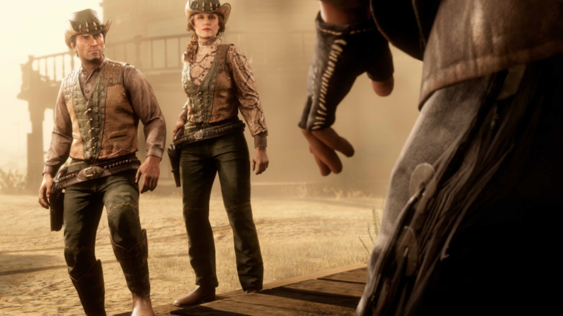 red dead online duo standoff newswire art