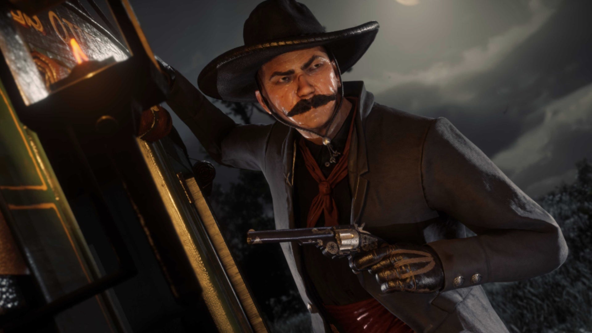 red dead online supicious man