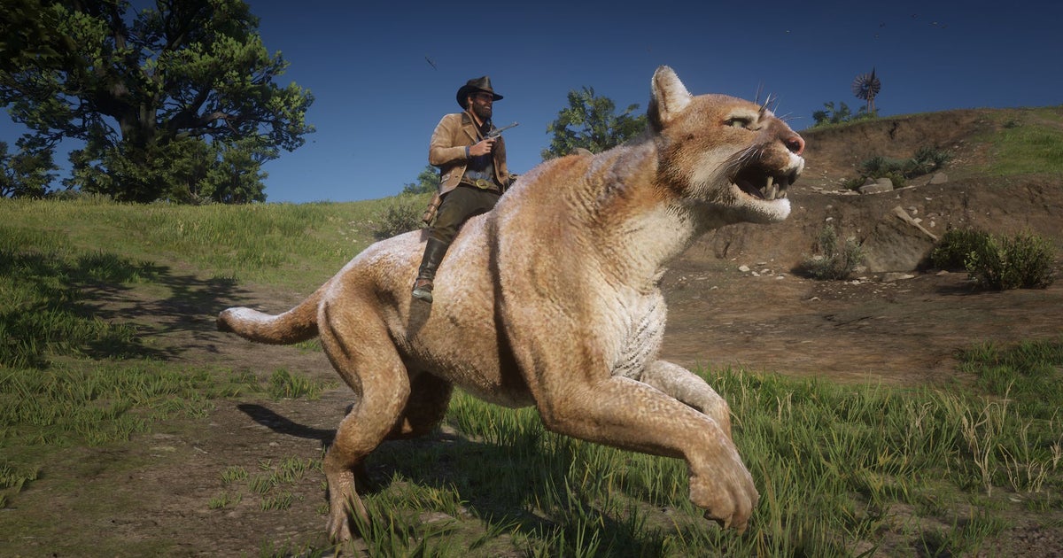 Ride a giant cougar or hog with this Red Dead Redemption 2 mod | VG247