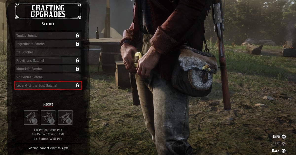 Red Dead Redemption 2 Satchel upgrades | VG247