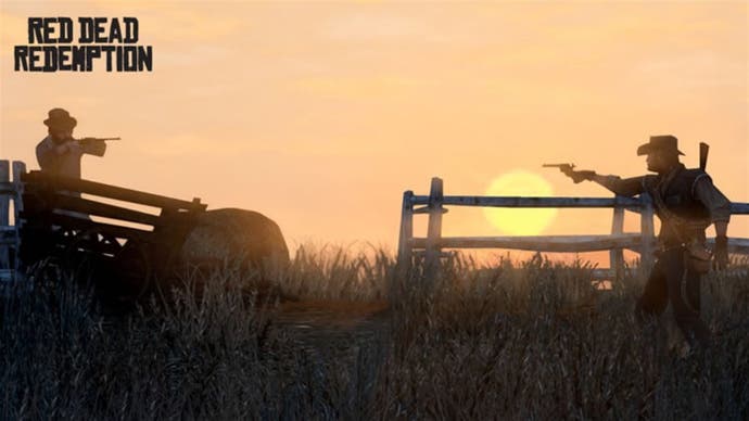 Pistols at dawn (or sunset) in Red Dead Redemption