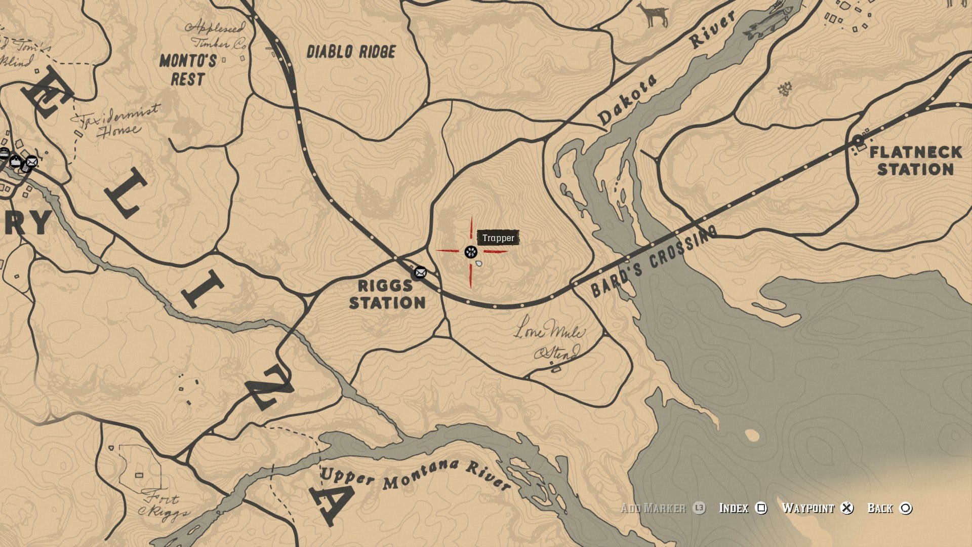 Trapper Near Rhodes Rdr2 Red Dead Redemption 2 trapper locations | VG247