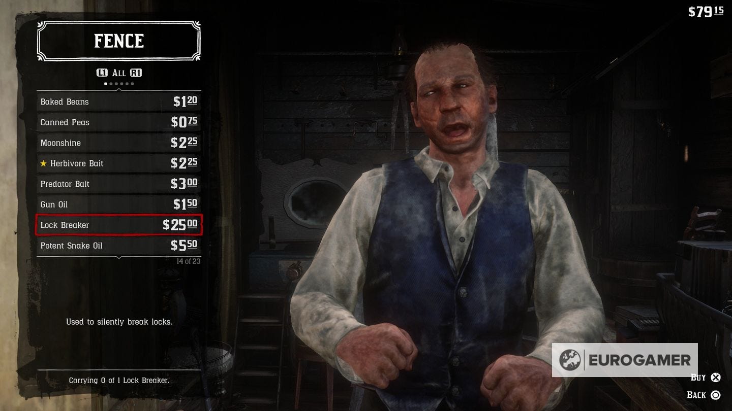Lock Breaker Rdr2 Red Dead Redemption 2 Fences explained and where to purchase the Lock ...