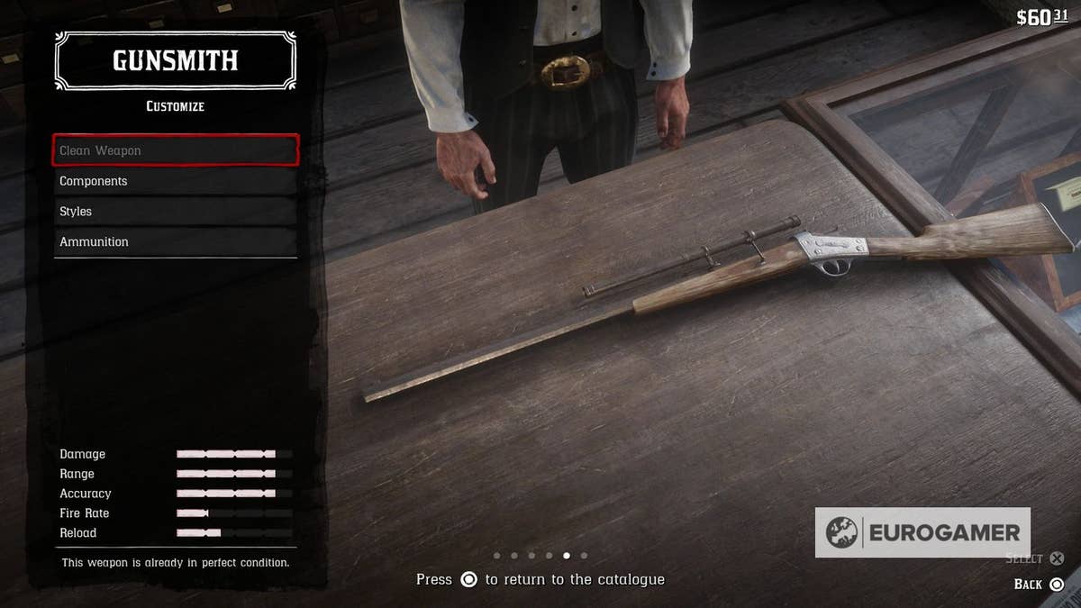 Red Dead Redemption 2 best weapons recommendations, how to get gun