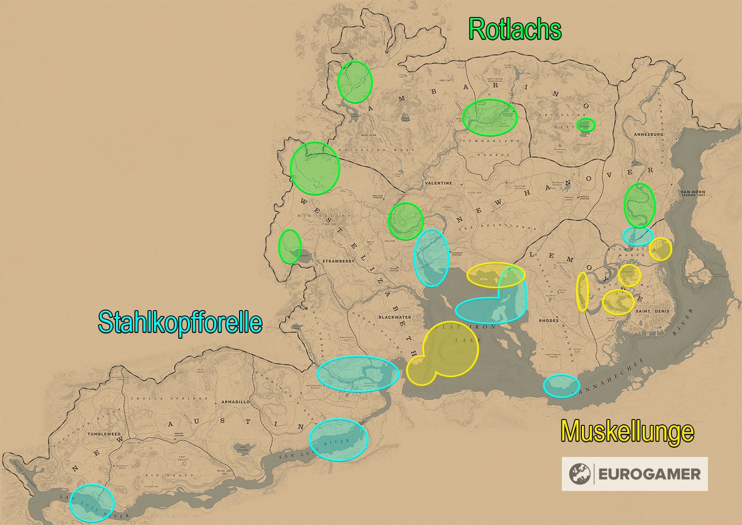 Red Dead Redemption 2 Legendäre Fische fangen So geht