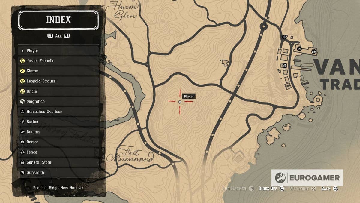 Red Dead Redemption 2 Poisonous Trail Treasure Map location and