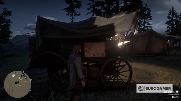 fast travel rdr2 from camp