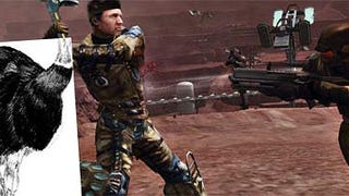 Red Faction: Guerilla team shows people getting "bird-f**ked" with ostrich hammer