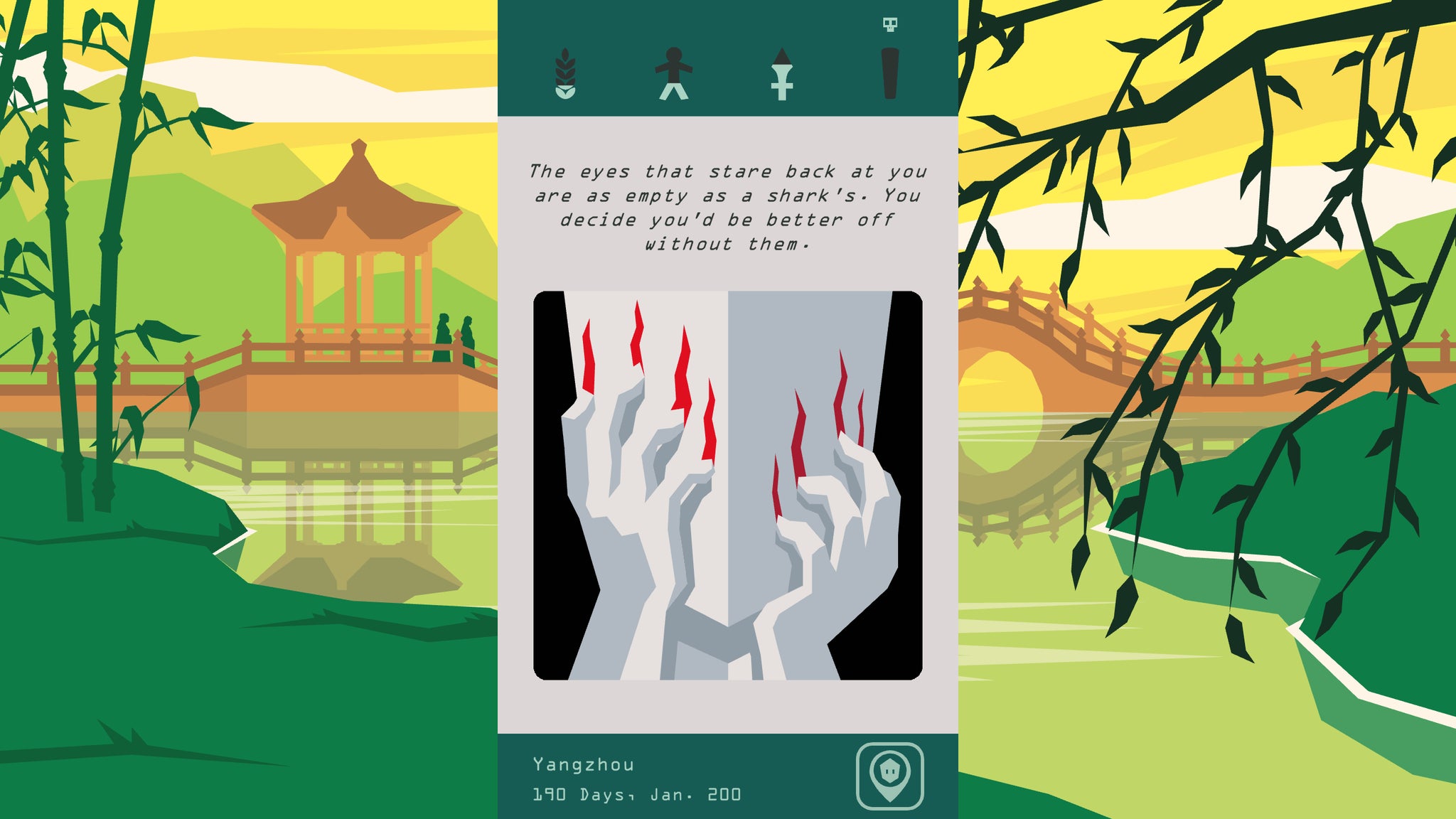 Swiping through adventure in a Reigns: Three Kingdoms screenshot. - 4