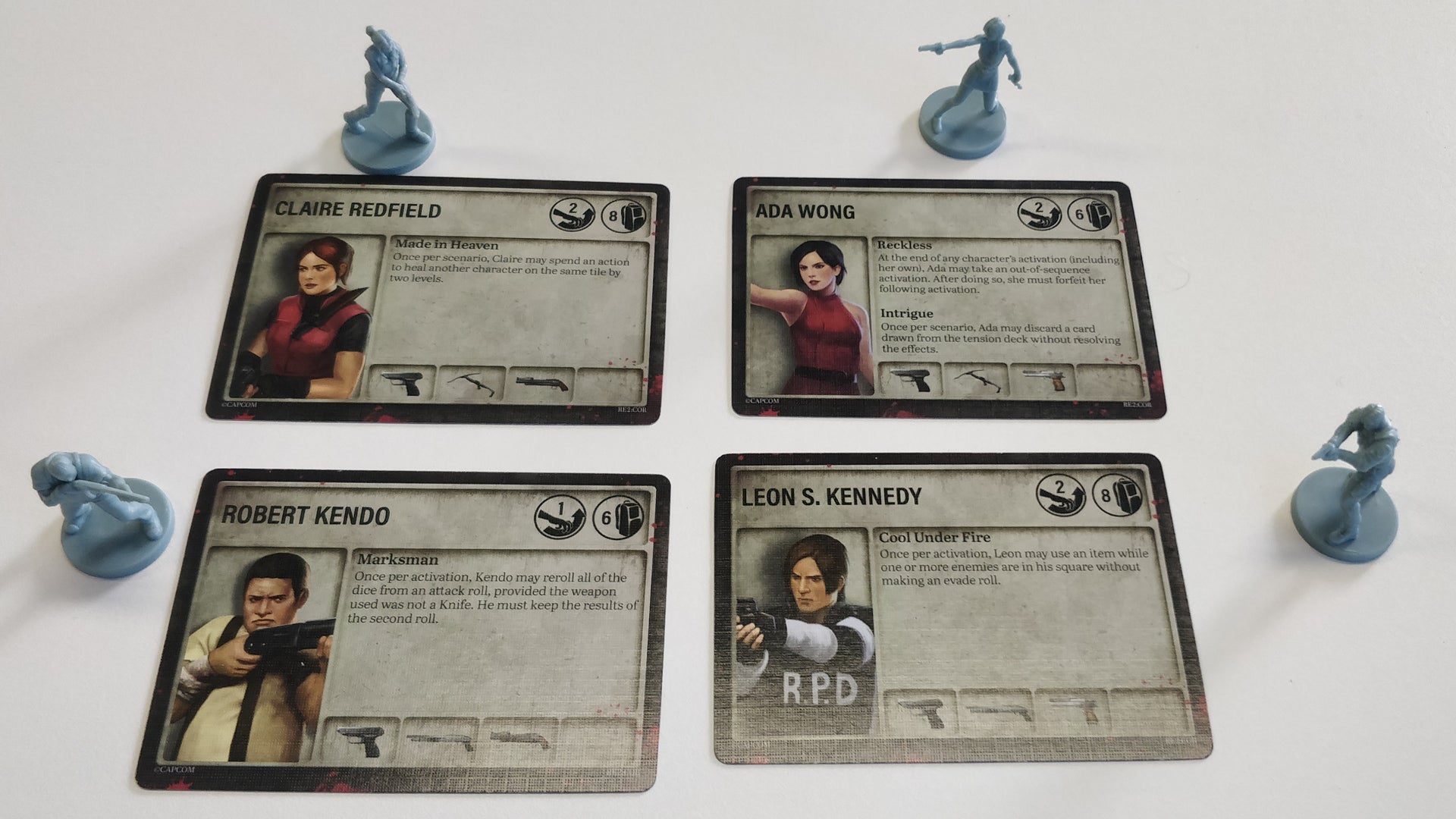 resident evil 2 board game card sleeves Compatible The foam tray will fit perfectly inside the box Resident Evil 2: The Board