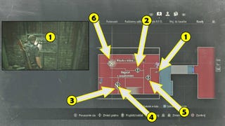 Resident Evil 2 - chemiczny miotacz ognia, magazyn z zaopatrzeniem