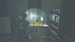 Resident Evil 2 - jak otworzyć drzwi z wizerunkiem znaku pik