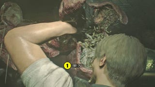 Resident Evil 2 - kaseta wideo, mutant ściekowy, pokój kontrolny (Leon)