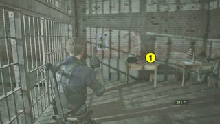 Resident Evil 2 - korba do mechanizmu otwierającego przejście