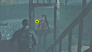 Resident Evil 2 - niebieski klucz pik, biblioteka, rzeźba jednorożca, Claire (Leon)
