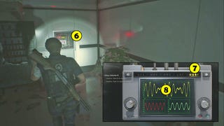 Resident Evil 2 - sadzonka 43, modulator sygnału, fioletowa wkładka (Leon)